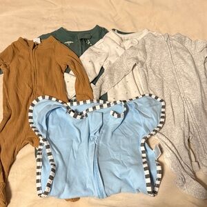 Blue and Brown Kids Shirt Set
